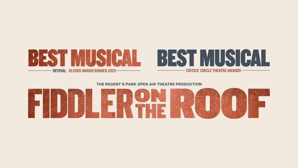 Fiddler on the Roof | 31 July to 3 October 2026