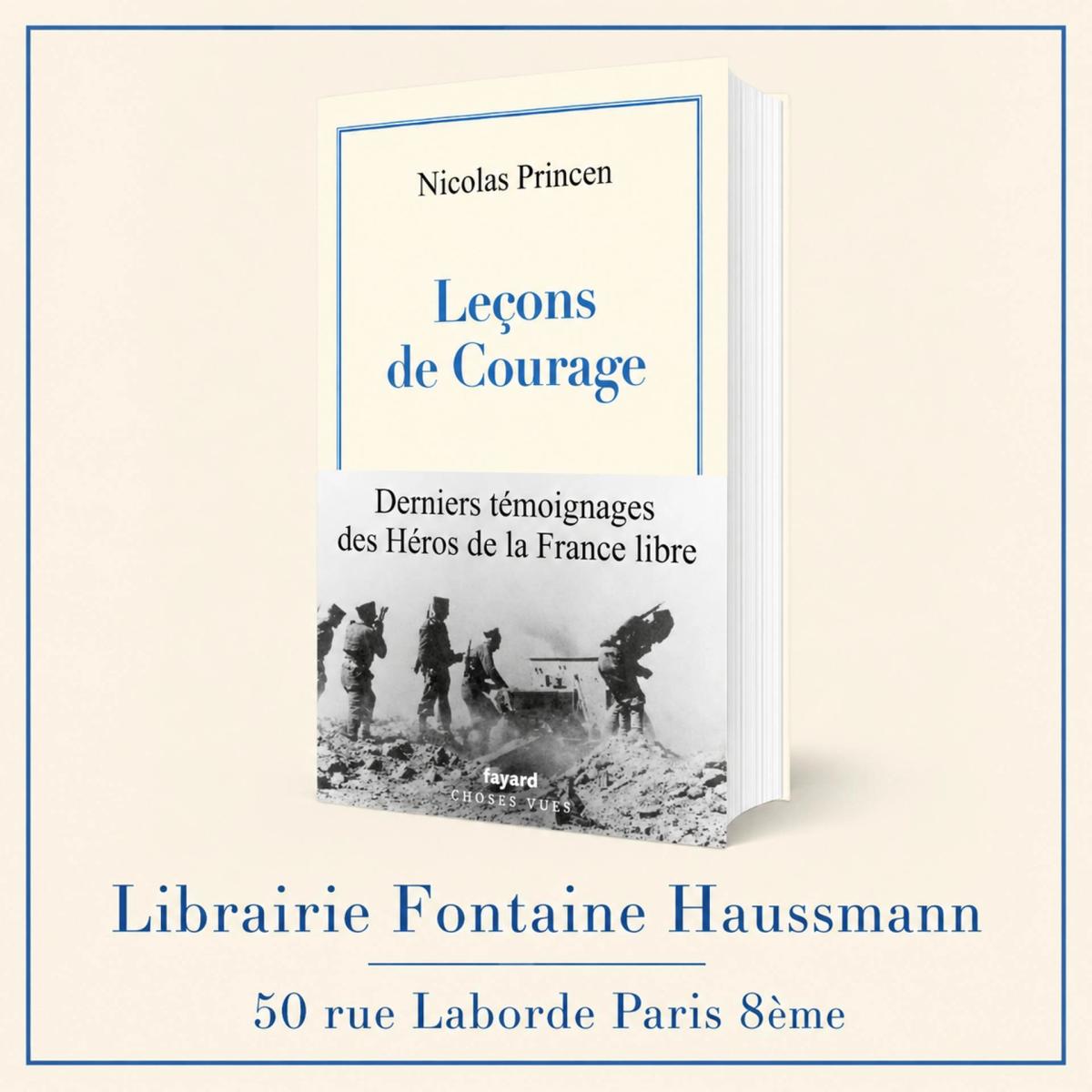 Dédicace "Leçons de Courage" de Nicolas Princen