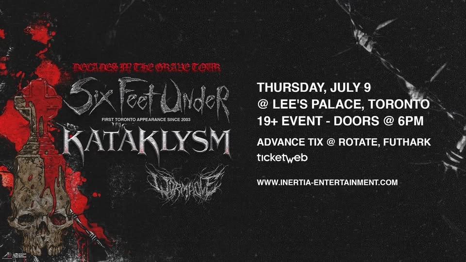 Six Feet Under / Kataklysm wsg. Wormhole