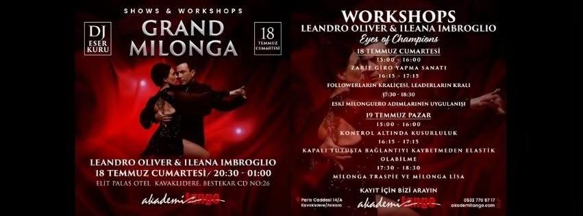 GRAND MİLONGA ve WORKSHOP