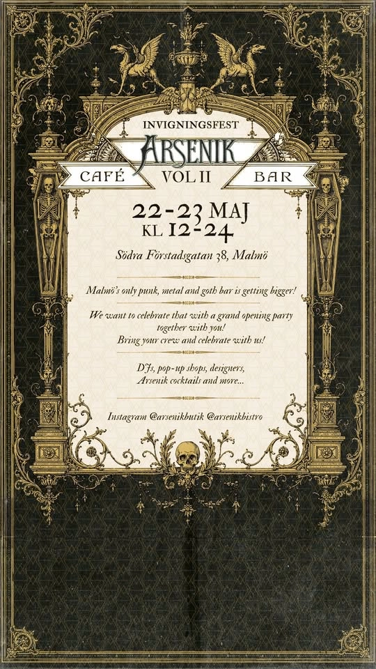 Arsenik Bistro Utökar Invigningsfest