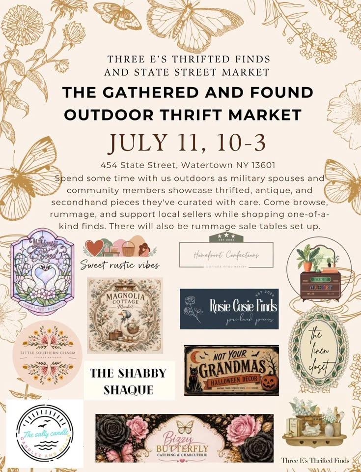the gathered and found outdoor thrift market