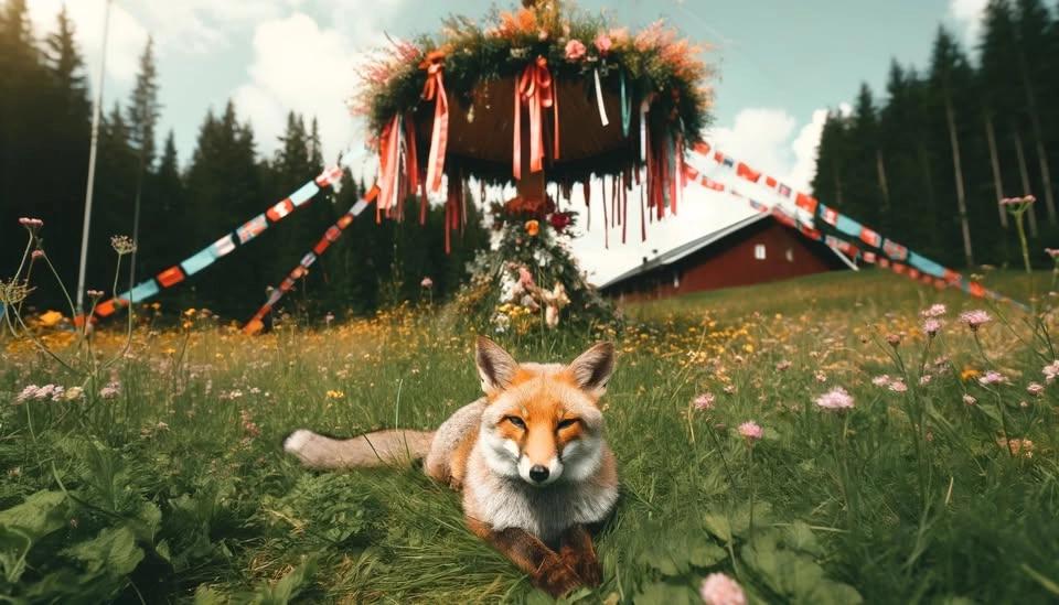 Midsommarfirande med Röda Räven 2026
