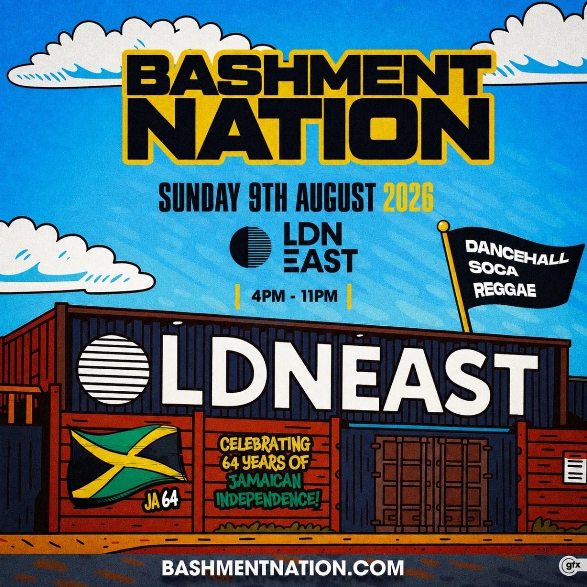 BASHMENT NATION: JA Independence Block Day Party