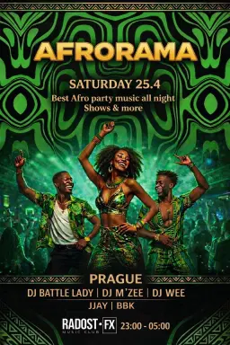 AFRORAMA & Radost FX Party