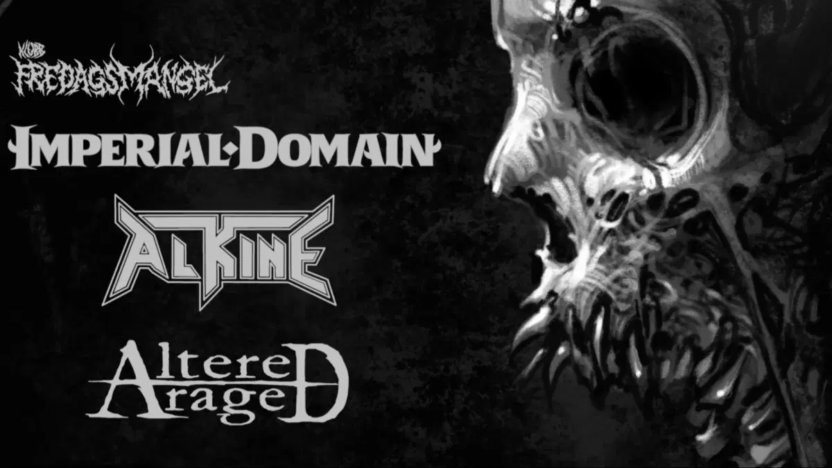 Imperial Domain + Alkine + Altered Rage Live @Klubb Fredagsmangel