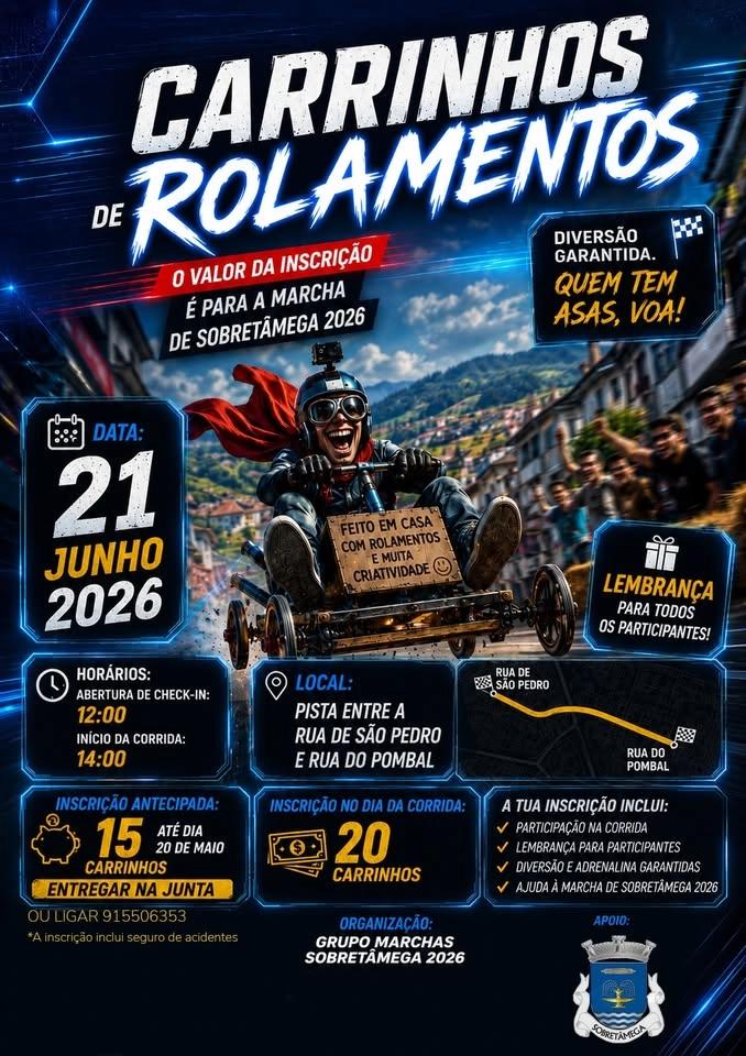 I Grande Corrida de Carrinhos de Rolamentos