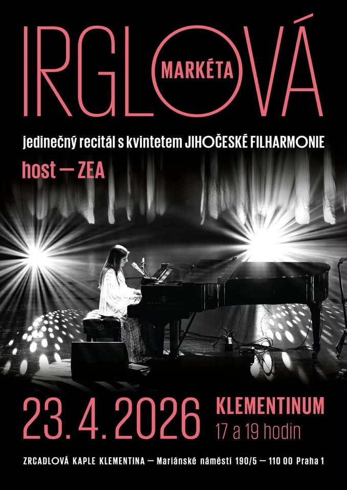 MARKÉTA IRGLOVÁ - JEDINEČNÝ RECITÁL S KVINTETEM JIHOČESKÉ FILHARMONIE | PRAHA