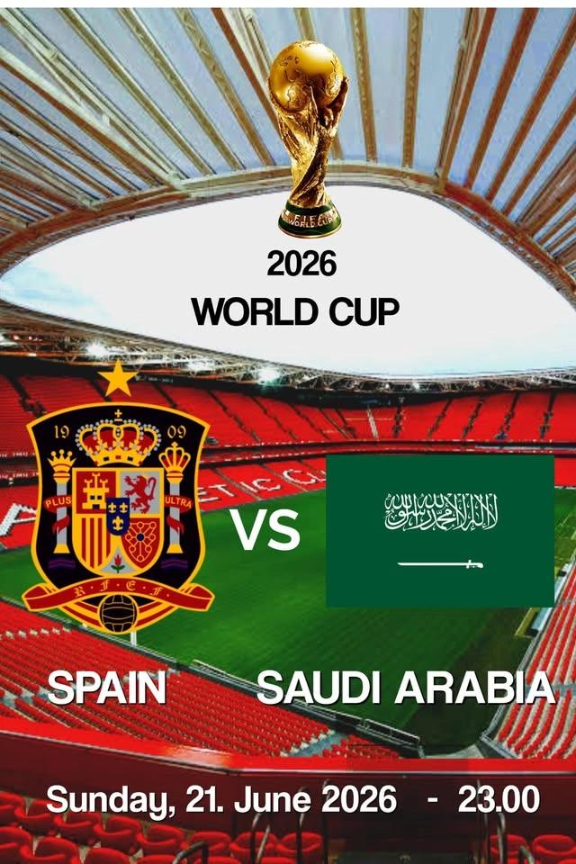 Spain vs Saudi Arabia 23.00 & Belgium vs Iran 02.00