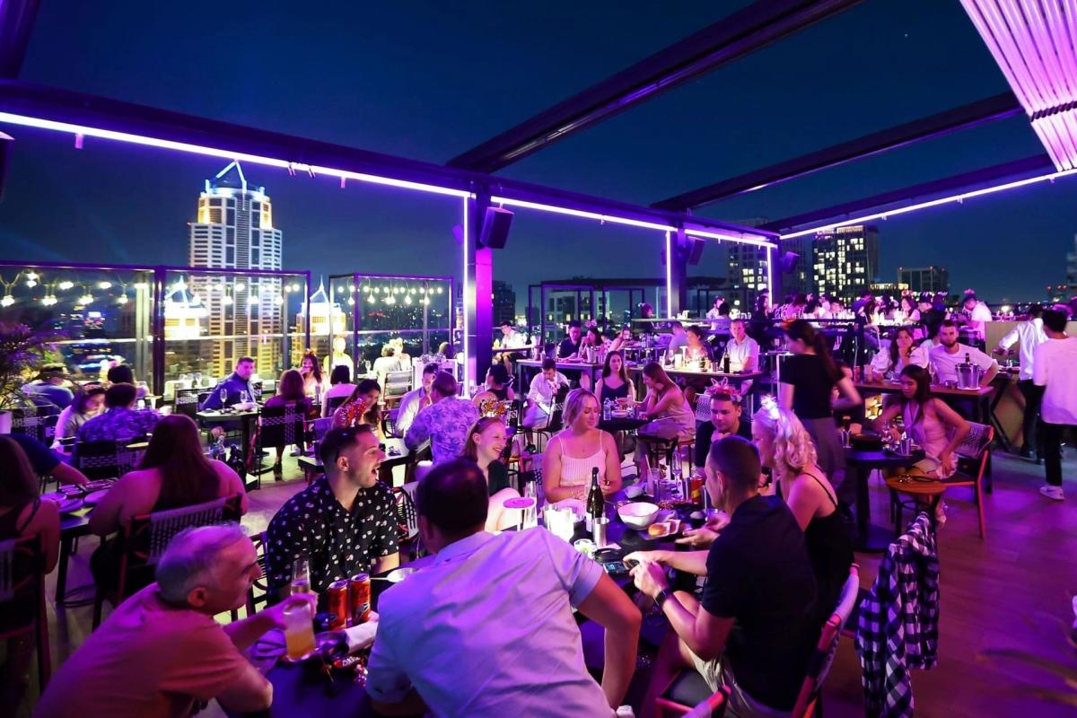 Korea Blockchain Week Networking Rooftop