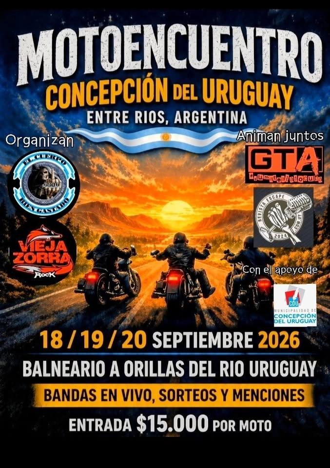 motoencuentro Concepción del Uruguay