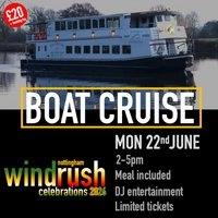 Windrush Boat Cruise 2026