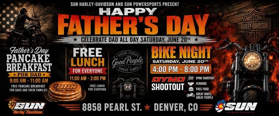 Father's Day Weekend With Sun Harley-Davidson