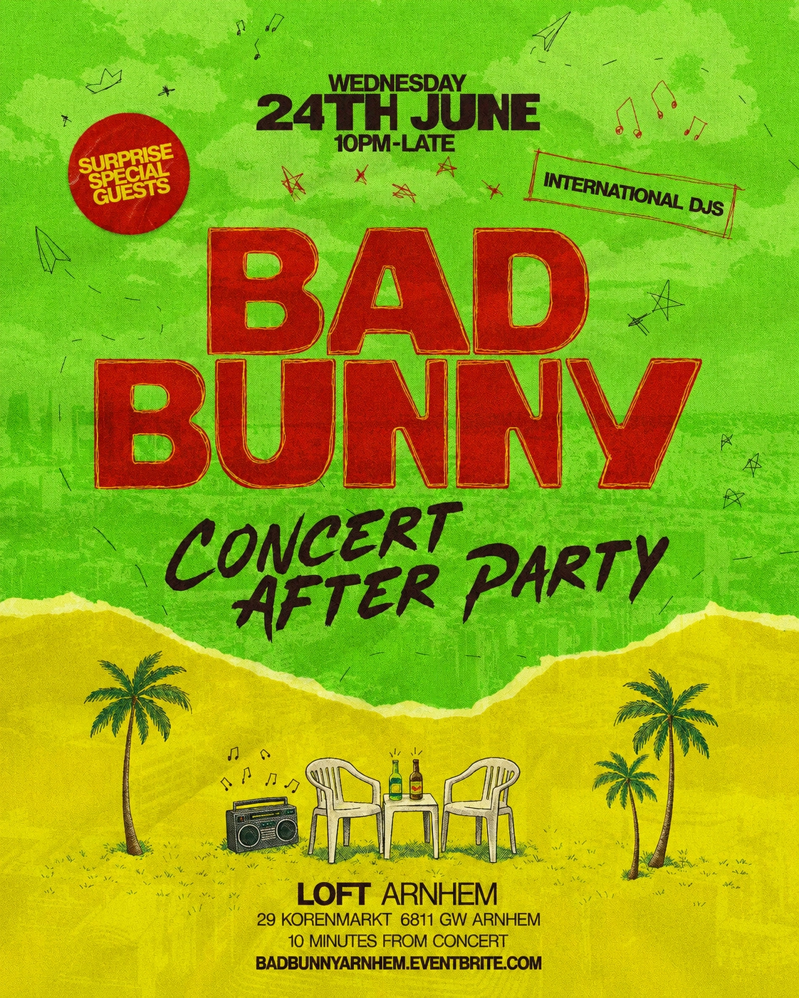 BAD BUNNY AFTER PARTY - ARNHEM