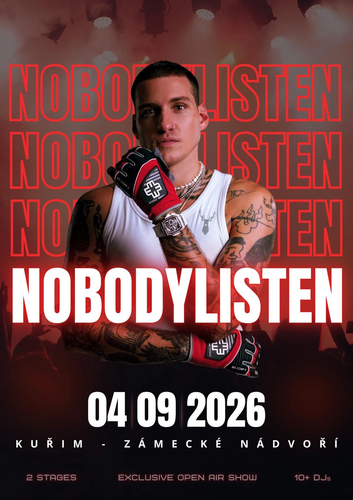 NobodyListen - zámecké nádvoří, Kuřim