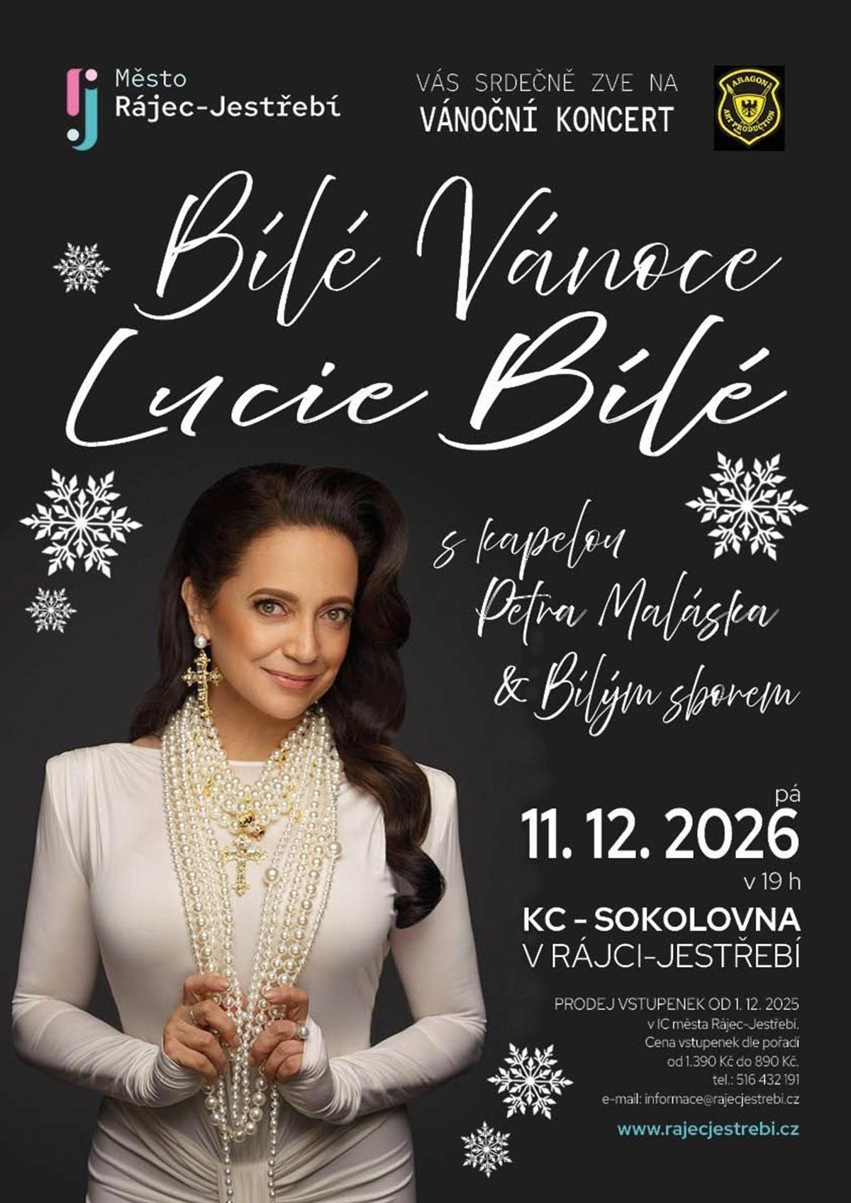 Bílé Vánoce Lucie Bílé s kapelou Petra Maláska a Bílý sbor