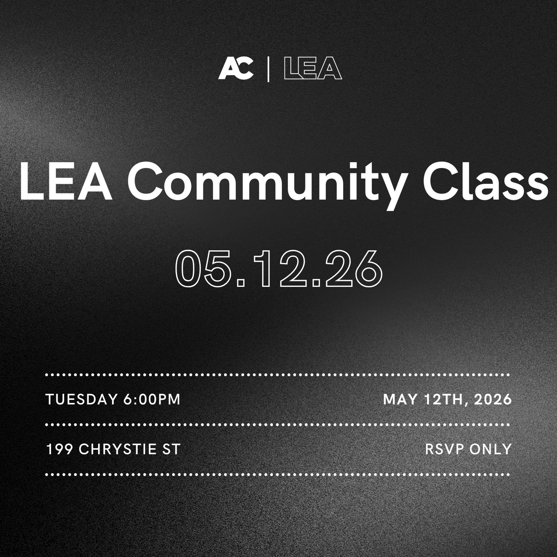 LEA Community Class