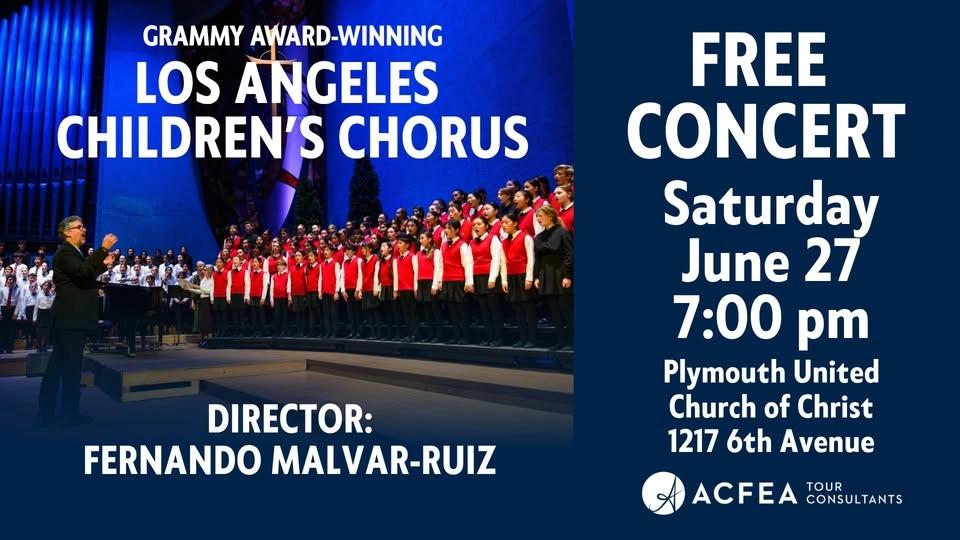 Los Angeles Children's Chorus in concert