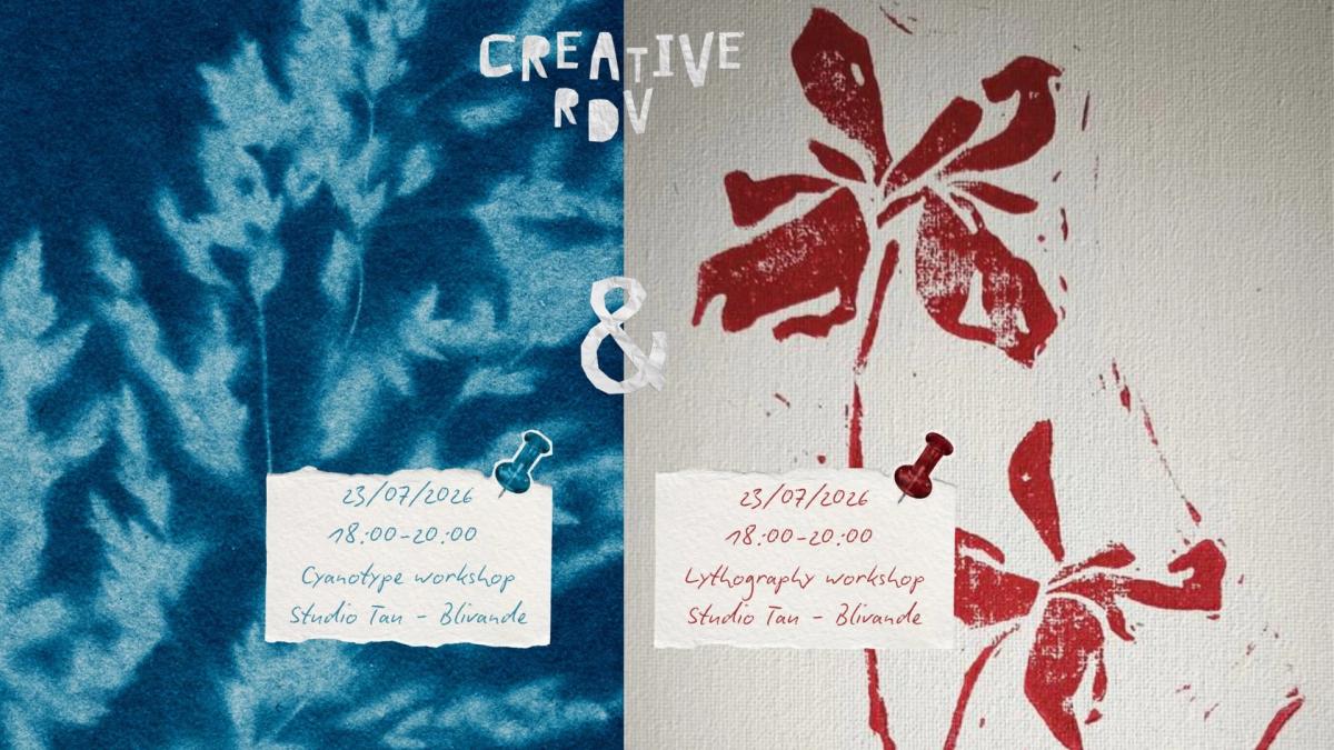 Cyanotype + Lithography workshop - Creative Rendez-vous