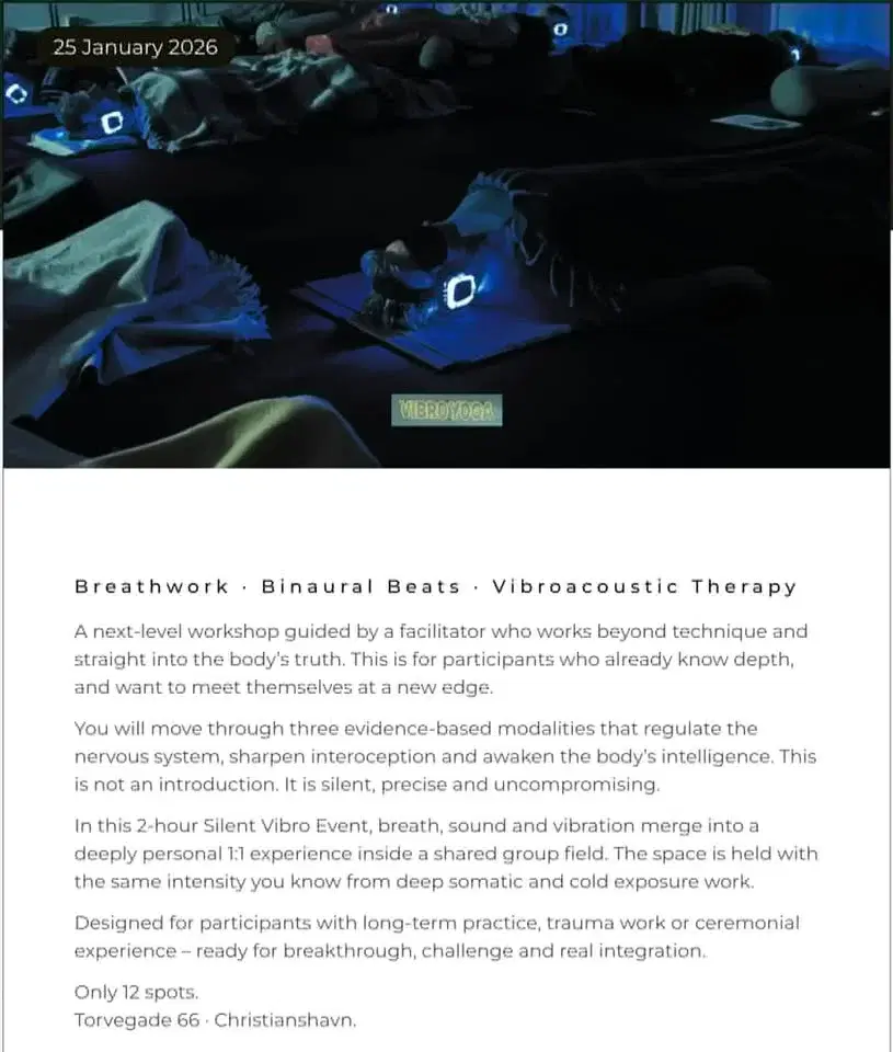 Advanced Breathwork Workshop with Binaural Beats & Vibroacoustic Therapy