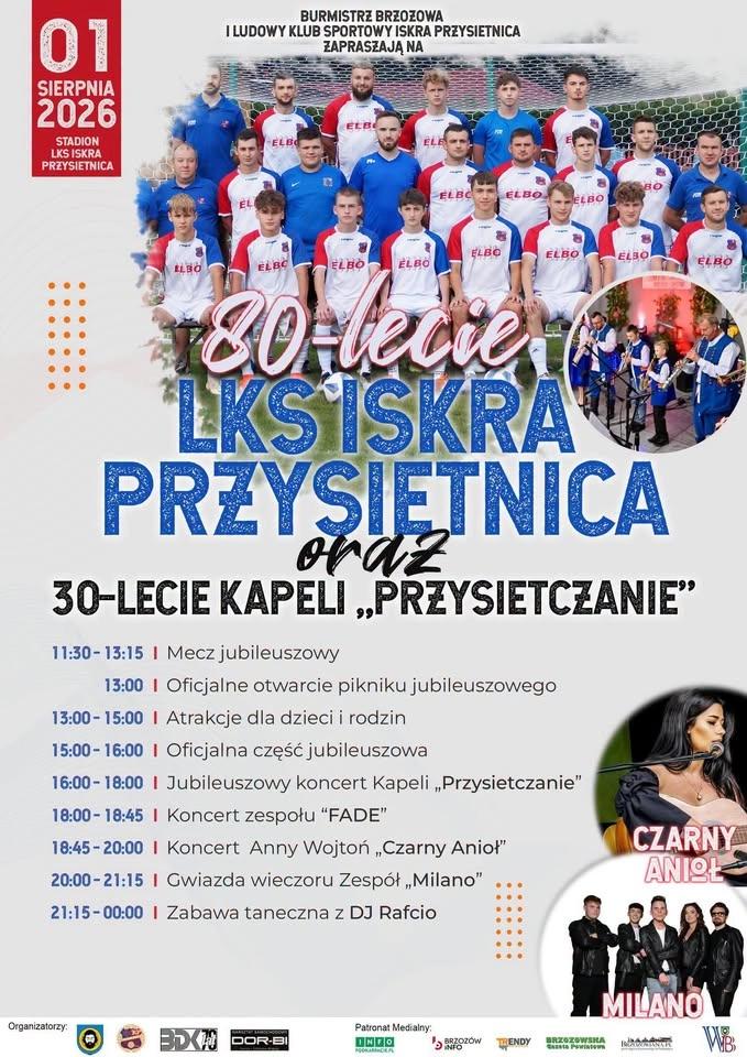 80-lecie LKS Iskra Przysietnica & 30-lecie Kapeli „Przysietczanie” | Piknik Jubileuszowy