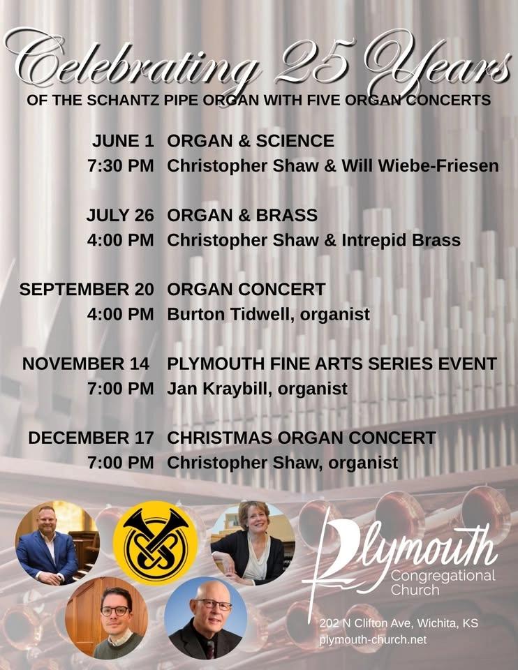 Anniversary Organ Concert with Burton Tidwell