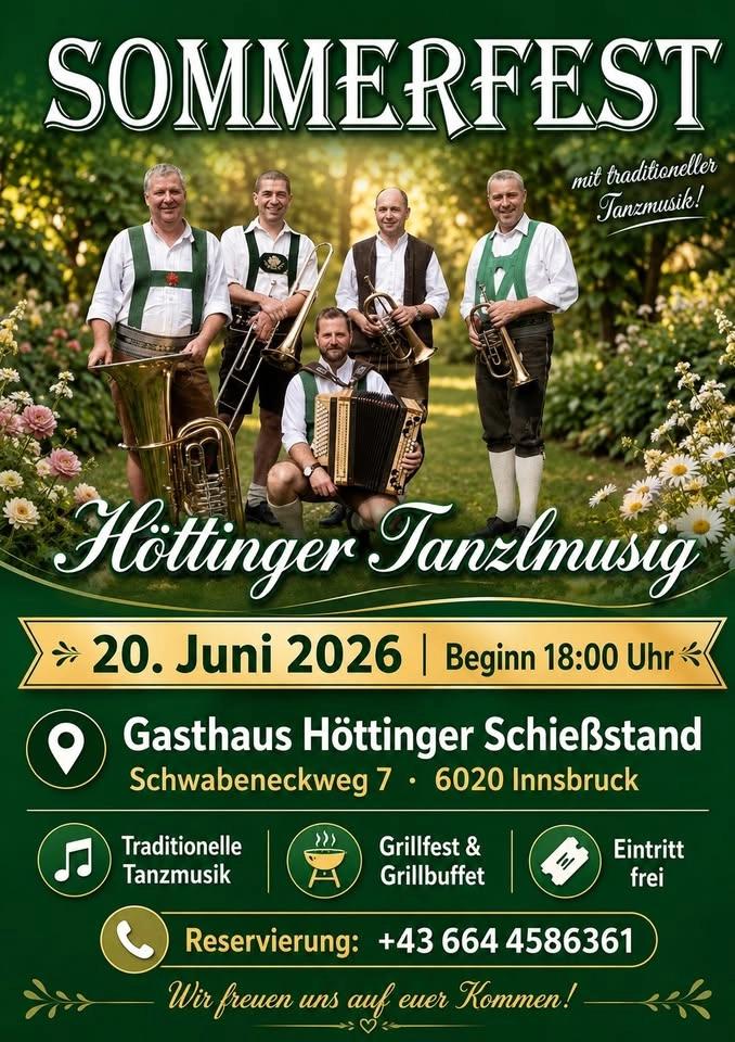 Sommerfest im Gasthaus Höttinger Schießstand