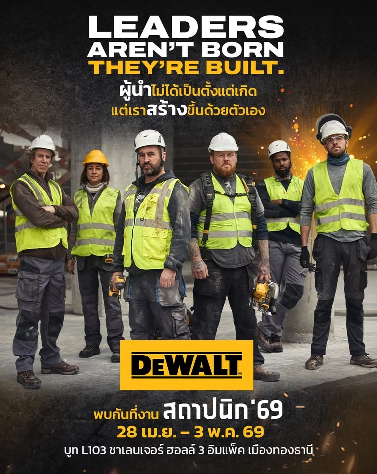 DEWALT x งานสถาปนิก : ASA Architect Expo 2026