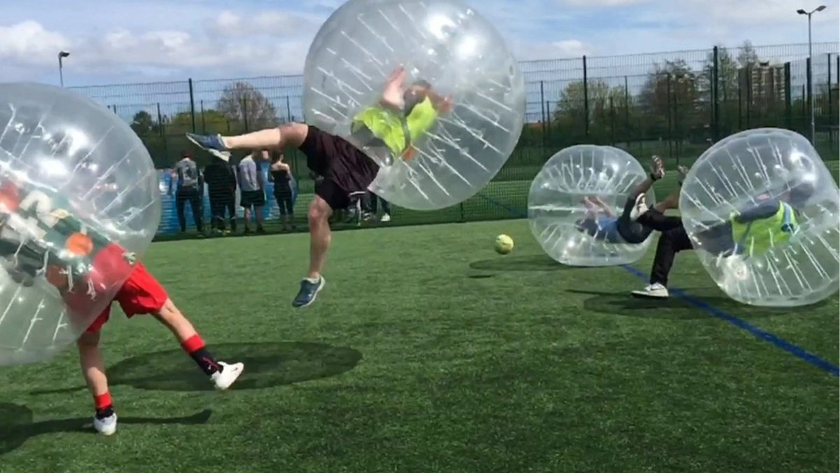 Bubble Football, volleyball, picnic