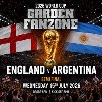 England v Argentina - World Cup Semi Final Live - Garden Fanzone