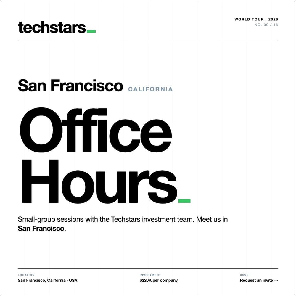San Francisco: Techstars Group Office Hours