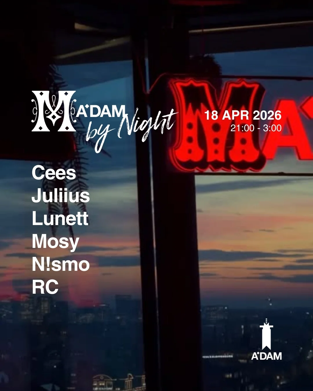Madam by Night invites: Cees & friends