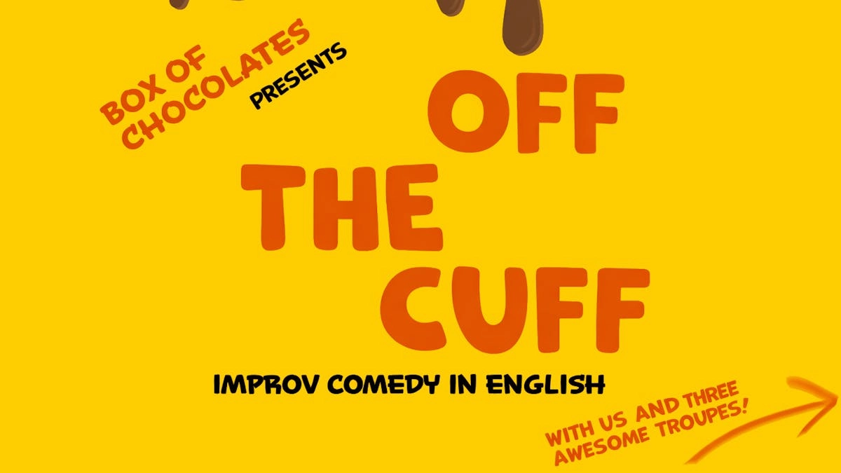 English Comedy // Off The Cuff: An Improv Comedy Show