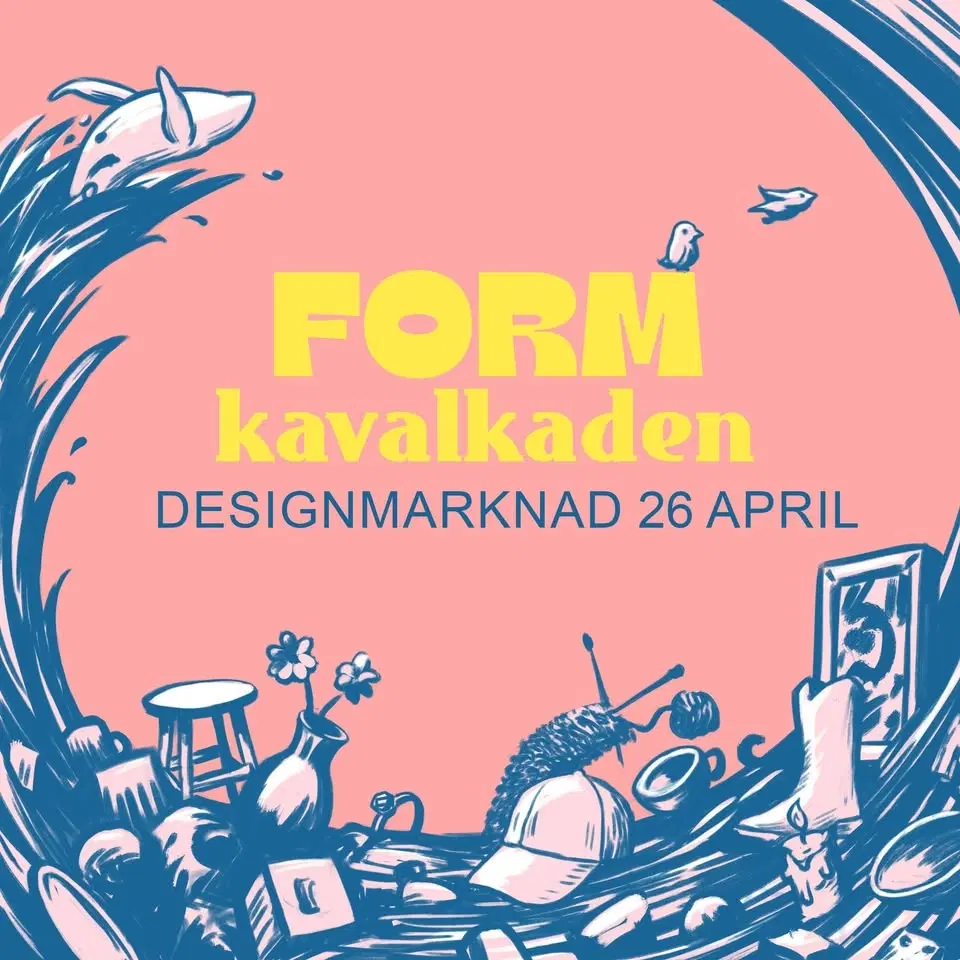 Formkavalkaden designmarknad 26 april