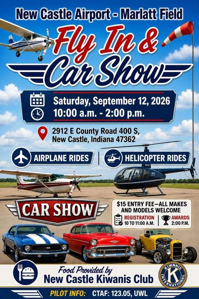 New Castle Airport-Marlatt Field Fly In & Car Show