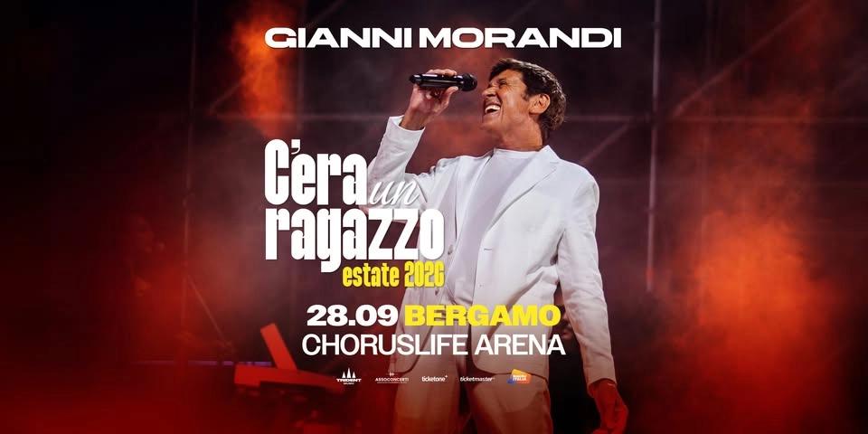 Gianni Morandi • Bergamo @ ChorusLife Arena 28/09/2026