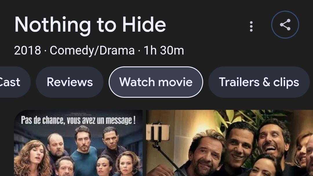 Film Club - South Bay Edition: Title: Nothing To Hide (a French Film) discussion