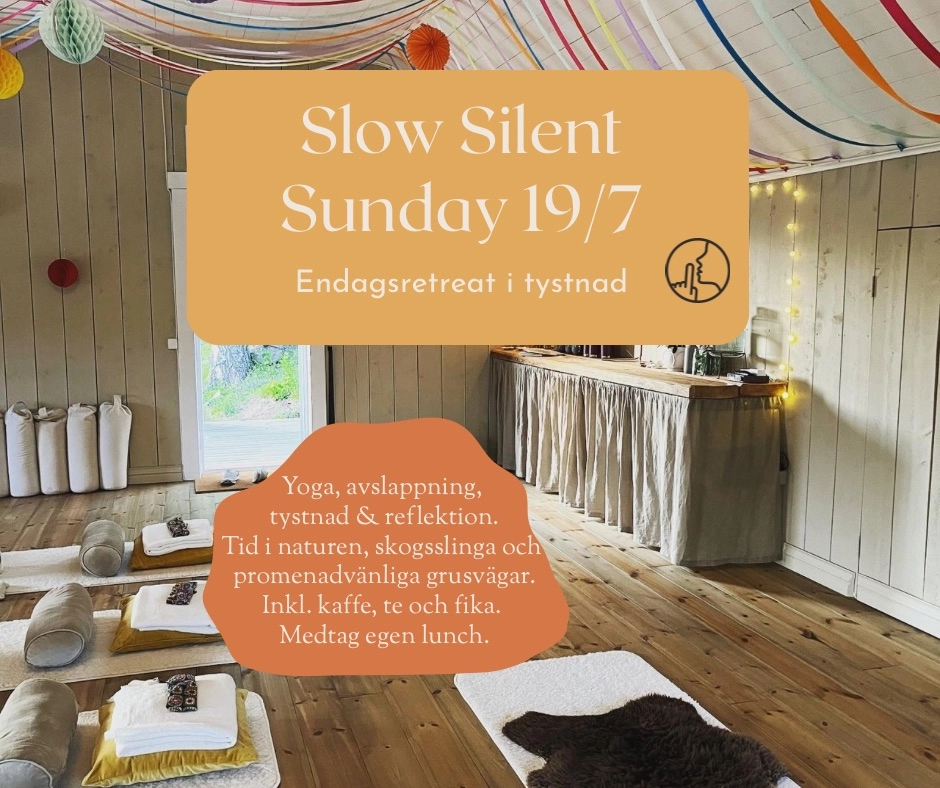 Slow Silent Sunday Yogastugan på Öna🌿