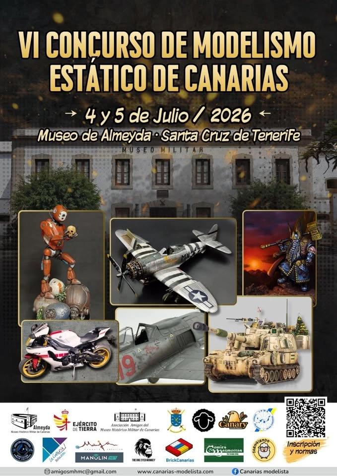 6° Concurso de Canarias, exposición, variedad de talleres y más actividades, lo puedes encontrar en la Web oficial -- modelismocanarias.com