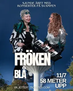 58 meter upp med Fröken Blå