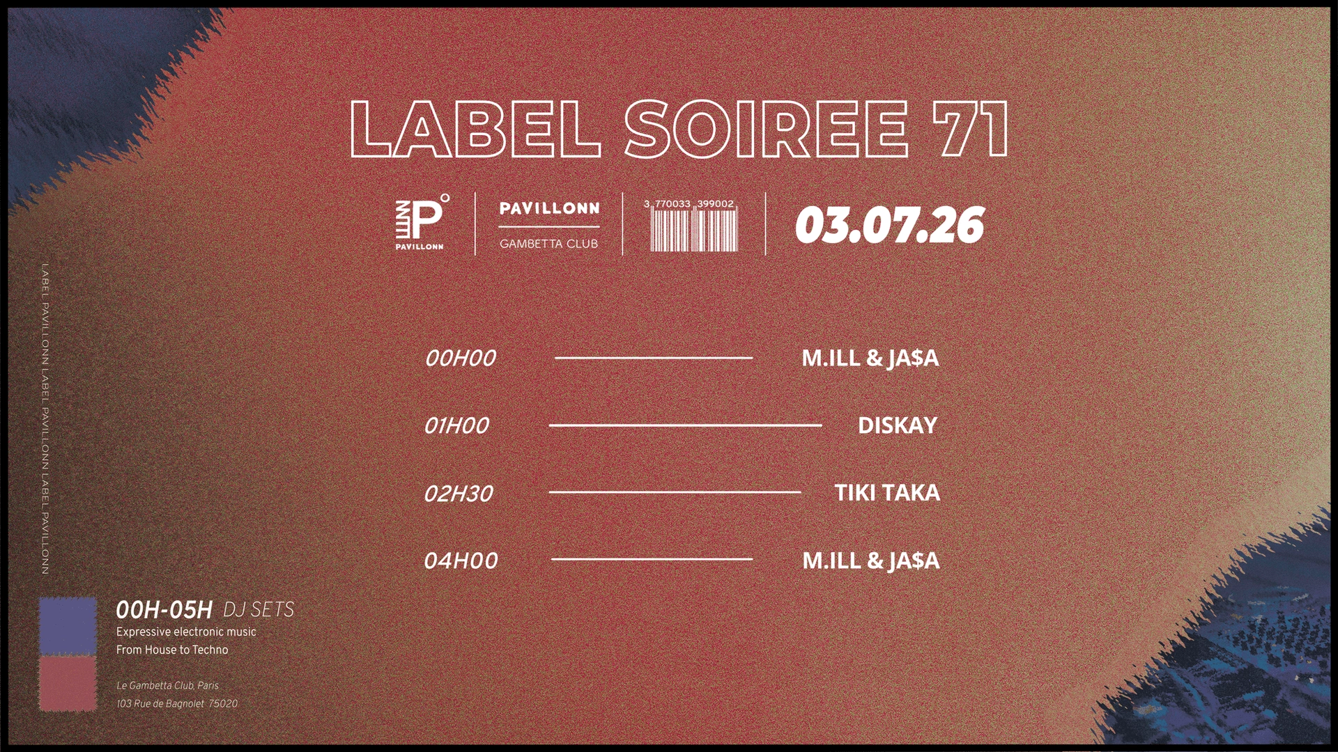 Pavillonn Label Soirée Club