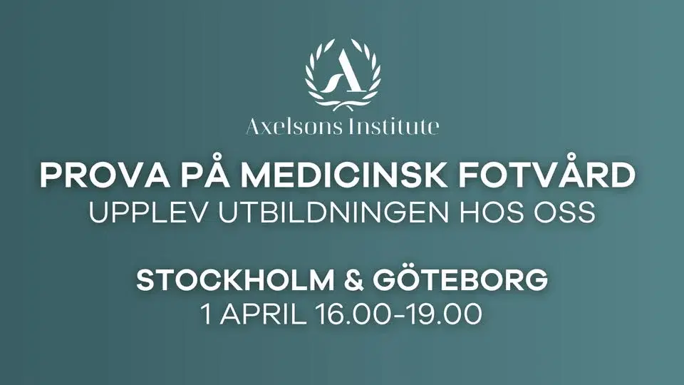 Prova på Medicinsk Fotvård – upplev utbildningen hos oss