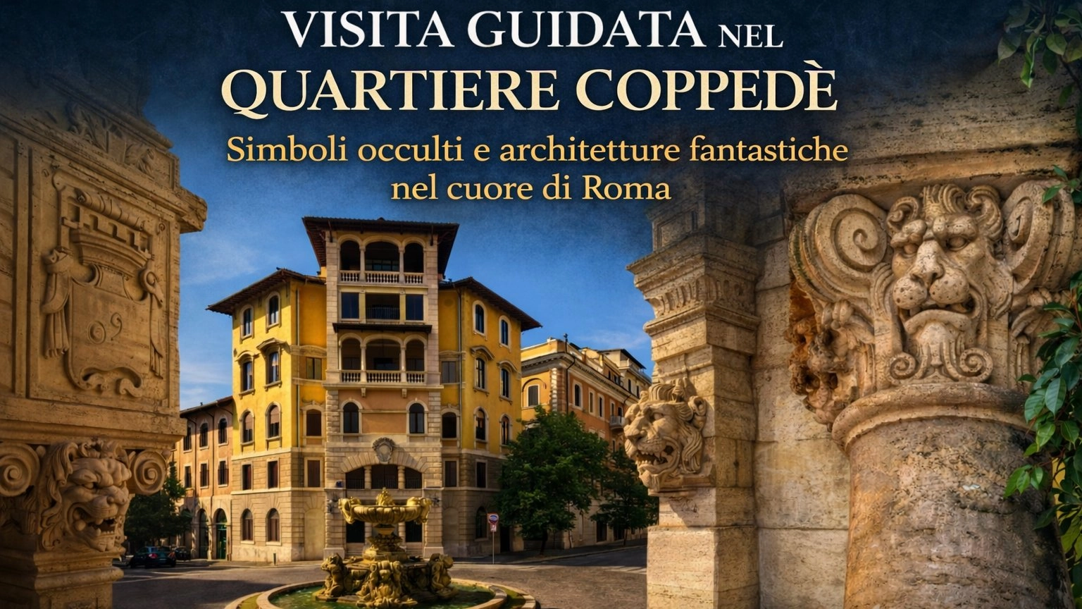 Visita guidata nel misterioso Quartiere Coppedè: Il Neogotico a Roma!