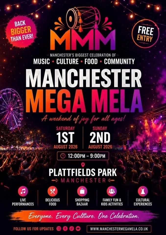 Manchester Mega Mela 2026