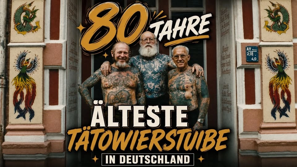 80. Jahre Älteste Tätowierstube in Deutschland