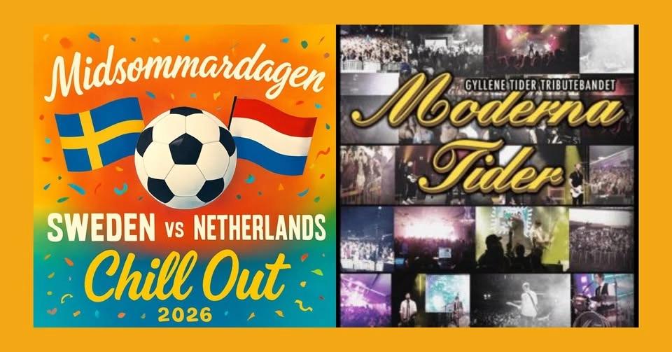 FOTBOLLSFESTEN MIDSOMMARDAGEN SVERIGE - NEDERLÄNDERNA