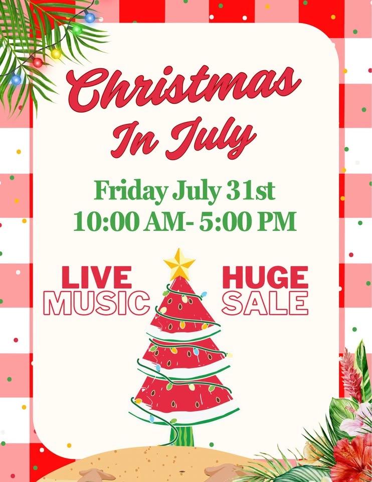 HUGE SALE: Christmas in July