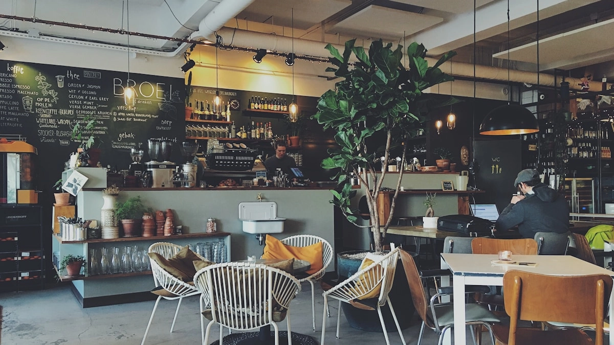 Lær cafe besøg