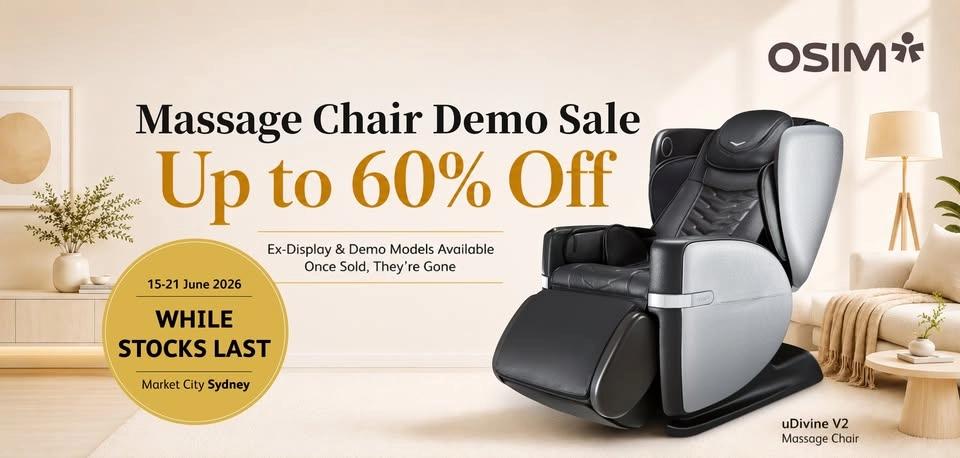 OSIM Massage Chair Demo Sale | Up to 60% Off