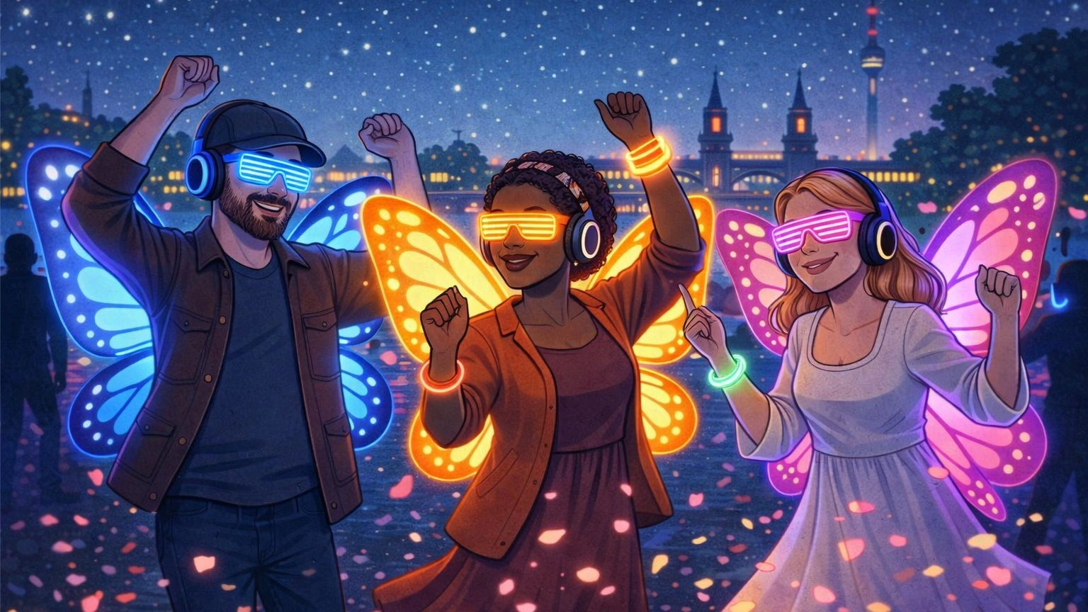 đ§ Silent Disco by the Spree | World Dance Day | Social Butterfly Club đŠ